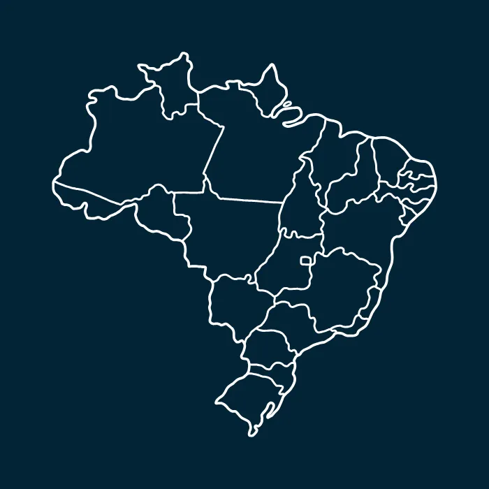 Map of Brazil